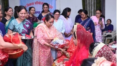 कोटद्वार में लगा पोषण मेला, ऋतु खण्डूडी भूषण ने गर्भवती महिलाओं की कराई गोद भराई