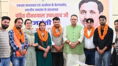 मंत्री गणेश जोशी ने एमपीजी कॉलेज मसूरी के छात्रसंघ चुनाव में एबीवीपी के विजयी प्रत्याशियों को दी जीत की बधाई