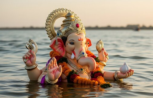 मुंबई में गणेश विसर्जन को लेकर उमड़ा आस्था का सैलाब, सुरक्षा के कड़े इंतजाम