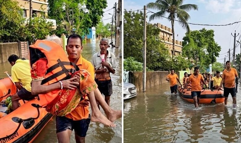 ओडिशा में बाढ़ का कहर, चार दिन में 1.40 लाख लोगों को सुरक्षित निकाला गया