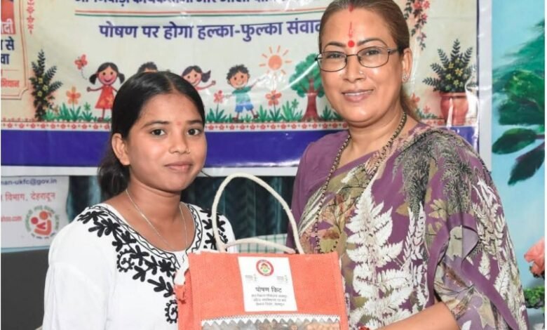 ‘सेवा संकल्प अभियान’ के तहत नंदा की चौकी आंगनवाड़ी केंद्र में आयोजित हुआ ‘आंगन मिलन सेवा’ कार्यक्रम