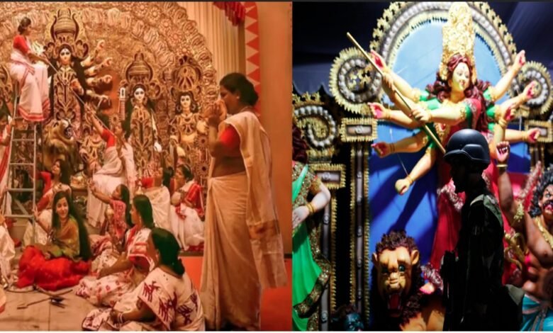 बांग्लादेश में कड़ी सुरक्षा के बीच दुर्गा पूजा, 33,851 पंडालों में हो रहे आयोजन