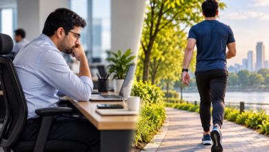 घंटों बैठे रहने वालों के लिए जरूरी खबर, रोजाना इतने कदम चलने से कम हो सकता है सेहत का खतरा