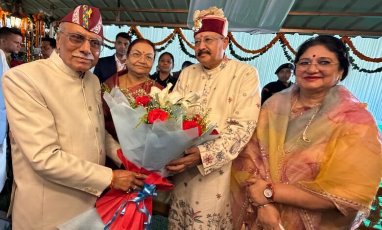 महाराज ने की नवनियुक्त राज्यपाल से शिष्टाचार भेंट
