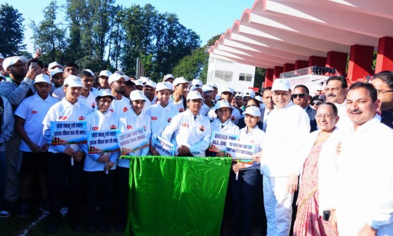 मुख्यमंत्री ने नशामुक्त उत्तराखण्ड वॉकथॉन को दिखाई हरी झंडी